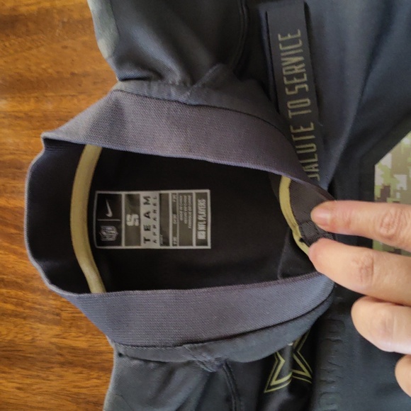 NFL Dallas Cowboys Tony Romo Nike Youth Salute to Service Jersey - Picture 4 of 8